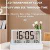 Sveglia LCD Design Pieghevole con Data Visualizzazione Temperatura Misura 25 16