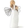 Willow Tree Figurina Angelo Dell'Amicizia, Resina, Design Di Susan Lordi,