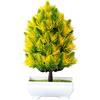 Bonsai di Pino Seta Stelo Plastica Pianta in Vaso 22cm per Bassa Manutenzione De