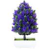 Bonsai di Pino Seta Stelo Plastica Pianta in Vaso 22cm per Bassa Manutenzione De