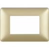 BTicino AM4803MGL placca 3 Moduli, Gold (a6T)
