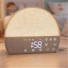Sveglia con Texture in Tessuto Luce Calda Bianco Rumore e Suono Radio FM