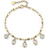 BROSWAY SYMPHONIA BRACCIALE IN ACCIAIO COLOR ORO DA DONNA CON CRISTALLI BYM209