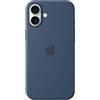 Apple Originale/Ufficiale Apple IPHONE 16 Plus Custodia Silicone/Cover - Jeans (Blu)