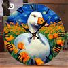 Orologio da Parete Moderno 25 cm - Design Motivo Anatra Van Gogh per Casa 2D