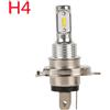 Lampadina LED H4 9003 CSP 6000K Luce Bianca DRL 12V-24V Facile Installazione