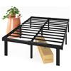 Zinus Caleb Rete Matrimoniale 160x190 cm - Struttura Letto con Doghe in Metallo