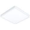 Eglo connect.z Smart Home Led lampada da soffitto per bagno Fueva-Z in alluminio bianco, L x L 28,5 cm, ZigBee, app e controllo vocale, colore della luce regolabile, dimmerabile, IP44
