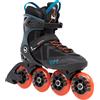 K2 Skate VO2 S 90 Unisex - Pattini in Linea per Adulti - Nero - Blu - Arancione — 30G0245 EU 47 (UK: 11.5 / US: 12.5)