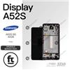 SAMSUNG DISPLAY A52S 5G A528 ORIGINALE SERVICE VIOLET TOUCH SCREEN SCHERMO