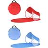 Evertop Stuoia da spiaggia con parasole richiudibile montaggio pop up per mare con borsa