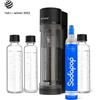 SODAPOP GASATORE SODAPOP LOGAN NERO 3 BOTTIGLIE IN VETRO E BOMBOLA CO2