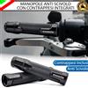 Esselle Parts MANOPOLE MANUBRIO ANTISCIVOLO PER BMW R 1150 GS NERO CON CONTRAPPESI