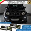 ELM COPPIA LUCI DIURNE DRL 15 LED P21W BA15S CANBUS JEEP RENEGADE MY2019 6000K