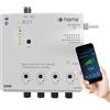 D-Home Amplificatore TV TNT Interno 4 Uscite 26dB Filtrato 4G 5G funziona con App TV