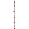 small foot 11582 Corda da arrampicata "Everest", materiale resistente alle intemperie, con anello di sicurezza e pedane, dai 3 anni in su, circa 200 x 10 x 10 cm, naturale
