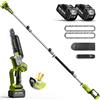 ✅Mini Motosega a Batteria x2 4000mAh con Asta Telescopica 4,8 Metri per Potatura