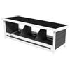 PawHut Nido per Galline Ovaiole a 3 Posti con Tetto in Bitume 95x37x34 cm Grigio