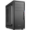 Sharkoon Case Torre Midi VS4-S Nero con 3 vani 5.25" e 7 slot espansivi