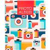 Grupo Erik Album Fotografico Vintage Camera - Album Foto 13x20 cm con 48 Tasche, 2 per Pagine, Copertina Flessibile e Compatibile con Foto 13x18, 12x18 o 13x19