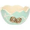 THUN - Centrotavola in ceramica a forma di uovo Incanto di Pasqua - Ceramica,16,1x15,8x9 cm