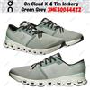 On Cloud X 4 Tin Iceberg verde grigio 3ME30044422 taglia uomo
