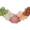 Ciao- Kit Ghirlanda Palloncini DIY Naturals (65 palloncini lattice, 300cm), verde/beige/marrone
