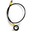 Scuba Diving Manometro per immersioni subacquee impermeabile in acciaio inox M10*1 tester fil