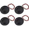 VGOL 4 Mini Altoparlanti Da 36 Mm 8? 0,5 W Con Cavo Da 10 Cm Per MP3 Campanelli