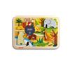 Janod - Chunky Puzzle - Puzzle Spesso Degli 7 Pezzi "Animali dello zoo" FFzg