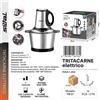 Siltal Tritacarne Elettrico Acciaio Inox 304 200W 3,8L 6 Lame 2 Velocita Siltal