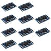 eMagTech 10PCS Mini RS232 MAX3232 a TTL Convertitore di Livello Modulo Seriale S