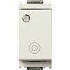 Vimar 16090.B Idea Pulsante da incasso 1M, 1 polo NO, 10A, luminoso, bianco