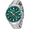 Sector No Limits Orologio Sector 230 R3273661055 Watch Acciaio cronografo Verde Uomo 43mm