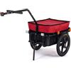 SAMAX Rimorchio Bicicletta Bici Carrello Trasporto Carico Carretto 60 Kg 70L