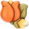 THUN - Magnete tulipano Country Bloom - Ceramica,5,9x1,4x4,6 cm