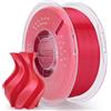 ELEGOO Filamento Seta PLA 1,75 mm Rosso 1 KG, Silk PLA Filamento per Stampante 3
