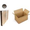 DPdantepellacani 1/3/5/10/15 Scatole in cartone Doppia Onda rinforzato 40x30x30 Trasloco Imballo