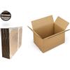 DPdantepellacani 1/3/5/10/15 Scatole in cartone Doppia Onda rinforzato 40x30x30 Trasloco Imballo