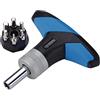 BBB Cycling - Strumenti per biciclette - Chiave dinamometrica con 5 chiavi esagonali e 5 adattatori - Modello TorqueFix BTL-119