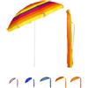 Palucart Ombrellone Spiaggia Mare Ø 240 cm 8 Stecche in Fibra Regolabile 987 - [5 COLORI]