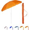 Palucart Ombrellone Spiaggia Mare Ø 240 cm 8 Stecche in Fibra Regolabile 987 - [5 COLORI]