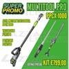 Ego Power Plus Kit multiutensile PPCX1000 Ego Power Plus asta motore + tagliasiepi + potatore