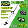 Ego KIT EGO POWER ST1301E-S Decespugliatore 33 cm batteria 2.5 ah + carica batteri