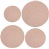 4 Pcs Stampi Rotondi in Ceramica Mazza Da Lancio Dell'argilla Tavola