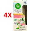 AIRWICK 4 X Airwick Active Fresh Diffusore Elettrico Automatico Completo Base + Ricaric