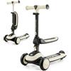 Kinderkraft Monopattino bimbi Cavalcabile 2 in 1 (max50Kg) HALLEY Stone white
