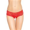 Rupa Softline SoftLine - Slip da donna con pizzo classico, colore: rosso, taglia: M/L