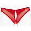 FASHION SECRET Fashion segreto Perizoma Rosso aperto fine Maglia/Perle stimulantes Taglia Unica