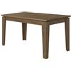 BricoShop24 Tavolo Allungabile Pranzo Rettangolare 140-190x80 Noce Effetto Legno